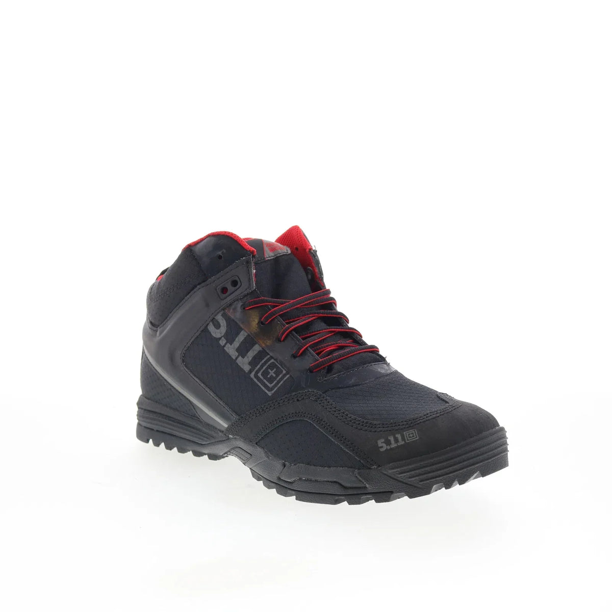 Range Master 12148 Mens Black Wide Leather Lace Up Tactical Boots
