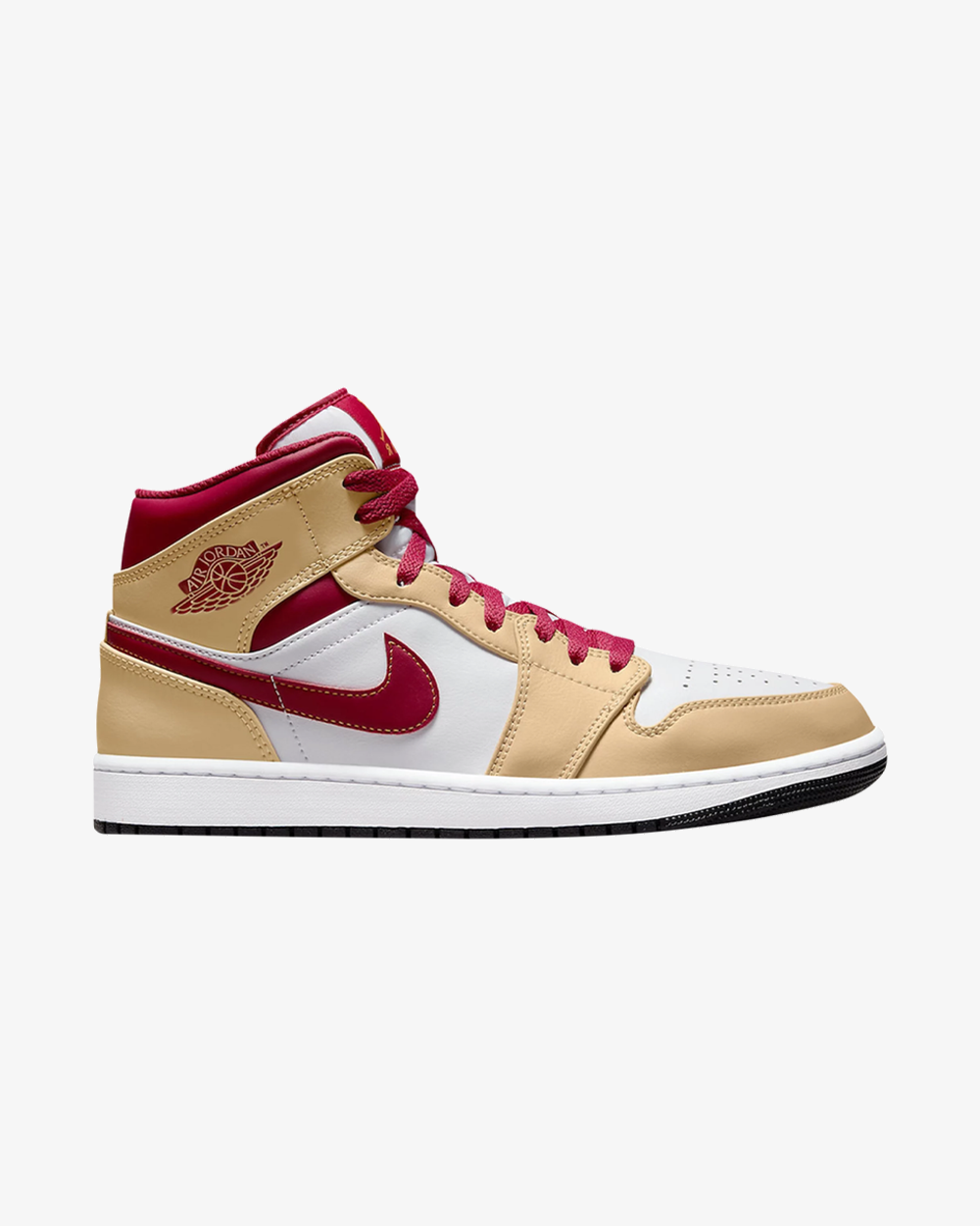 NIKE AIR JORDAN1 MID WHITE ONYX CURRY