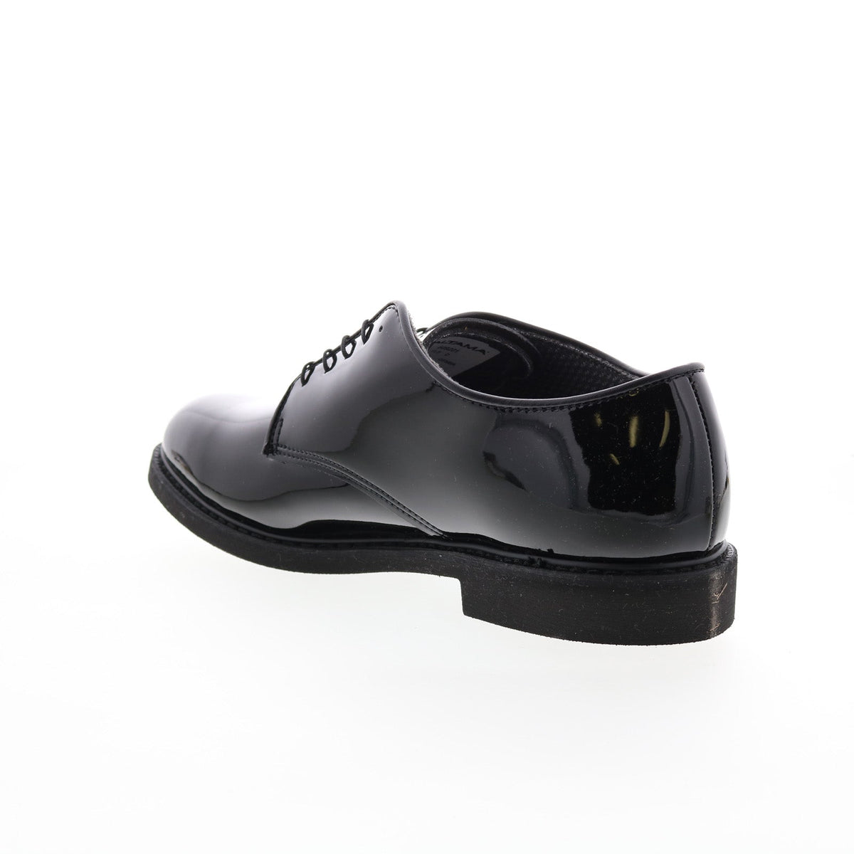 Altama O2 High Gloss Oxford Tuxedo Mens Black Wide Oxfords Plain Toe Shoes