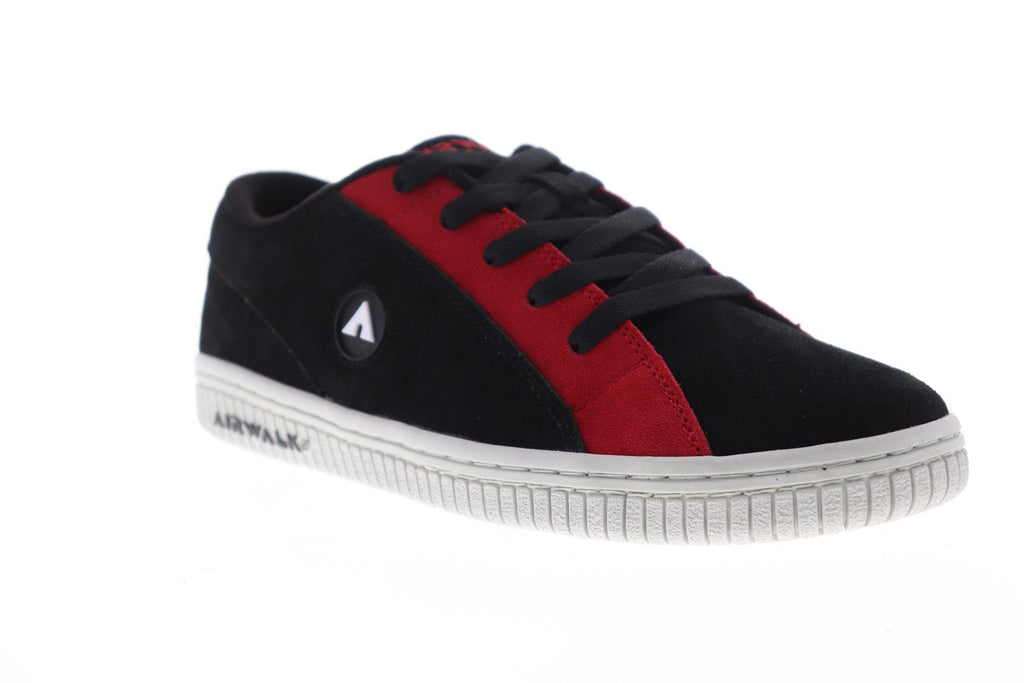 Airwalk The One Chance AW00201-001 Mens Black Suede Surf Skate Sneakers Shoes