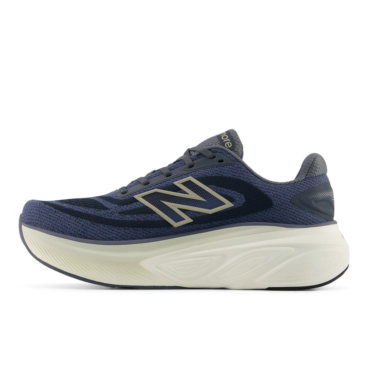 Men's Fresh Foam X More v6 in Graphite with Vintage Indigo and Shipyard