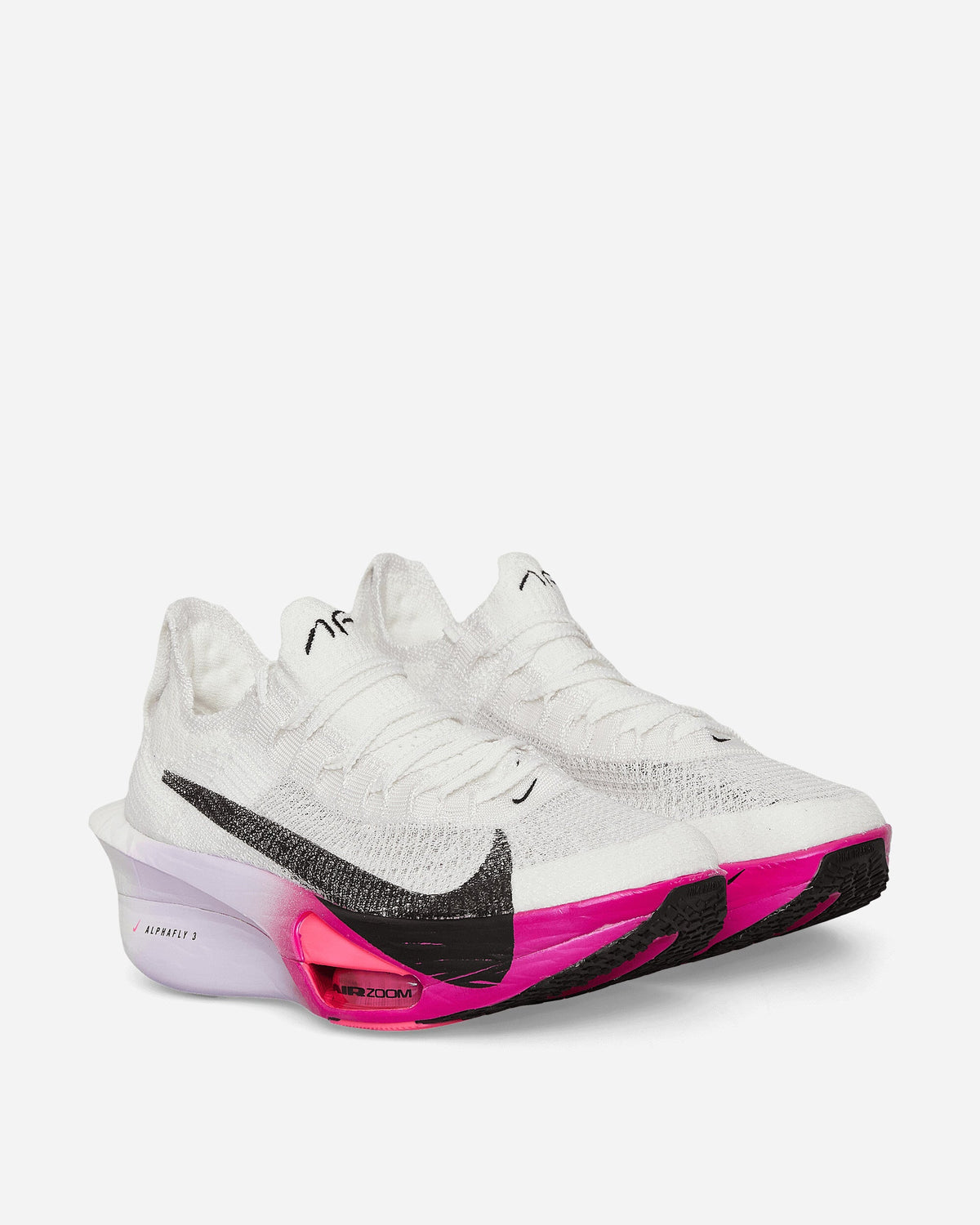 Women's Air Zoom Alphafly 3 Sneakers White / Purple Agate / Vivid Grape / Black