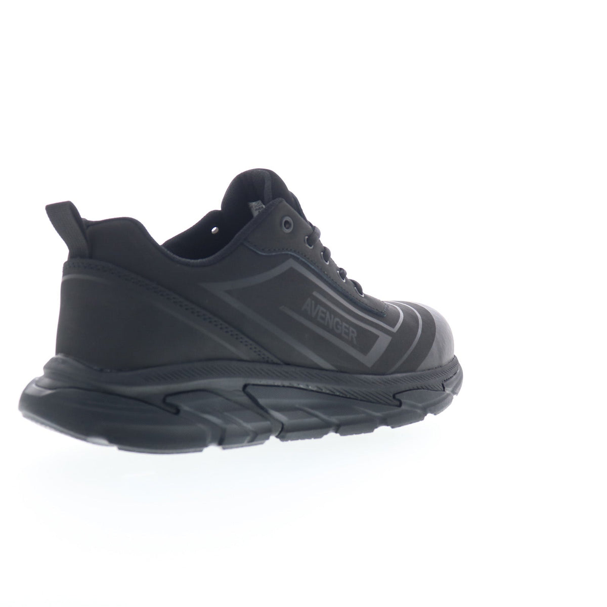 Avenger K4 Aluminum Toe Electrical Hazard SR Mens Black Wide Work Shoes