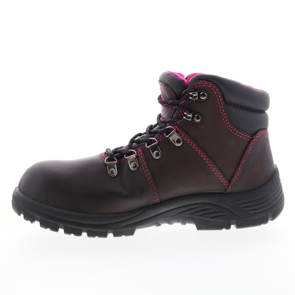 Avenger Framer Soft Toe Electrical Hazard Waterproof Womens Brown Work Boots