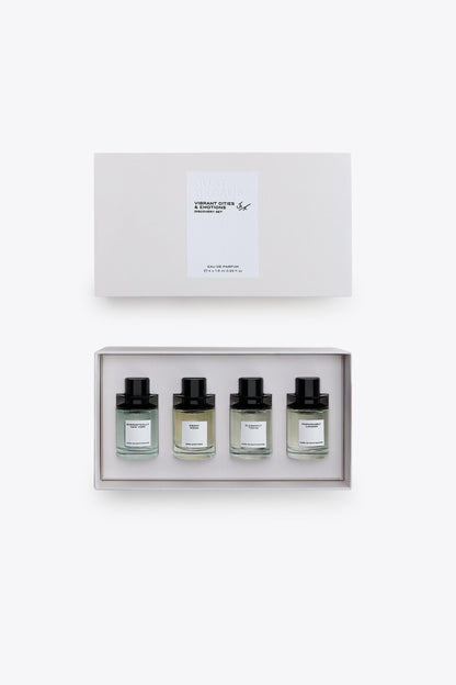 VIBRANT CITIES AND EMOTIONS DISCOVERY SET EDP 4 X 7.5ML (0.25 FL. OZ).