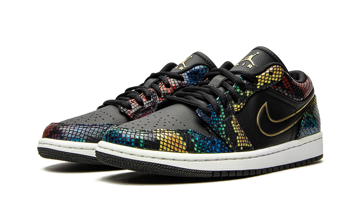 Air Jordan 1 Low WMNS "Multicolor Snakeskin" CW5580 001