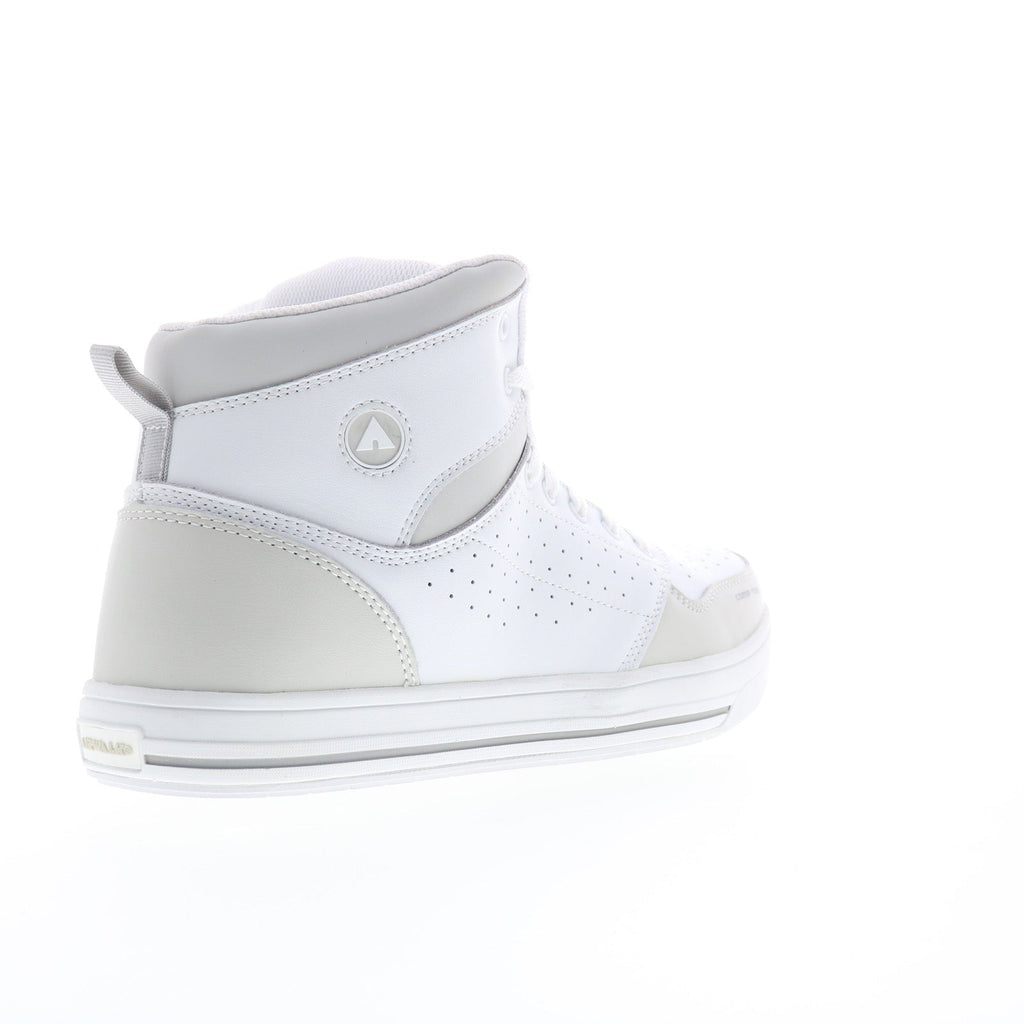 Airwalk Arena Mid Composite Toe EH SR Mens White Wide Work & Safety Shoes