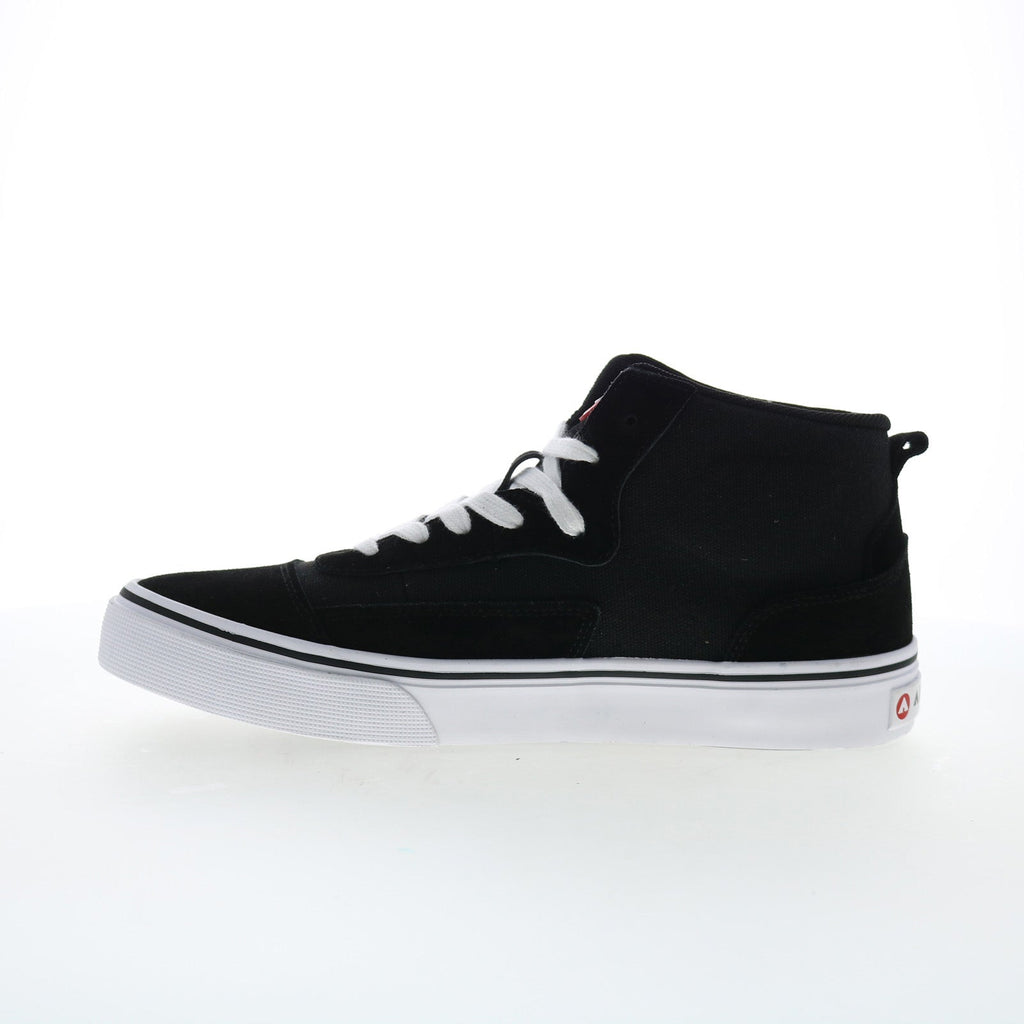 Airwalk Ollie CW06511M Mens Black Suede Skate Inspired Sneakers Shoes