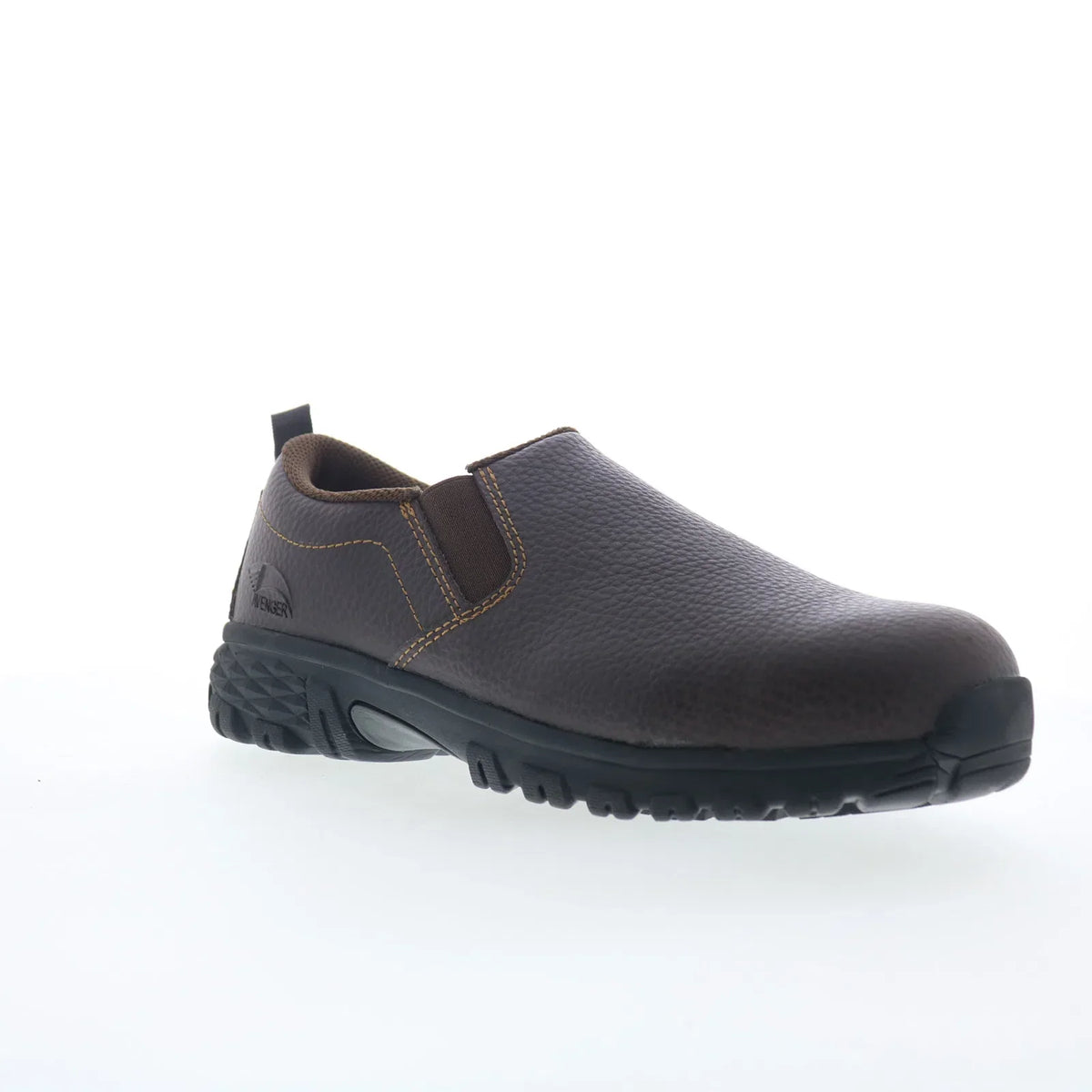 Avenger Flight Slip-On Alloy Toe A7000 Mens Brown Work & Safety Shoes